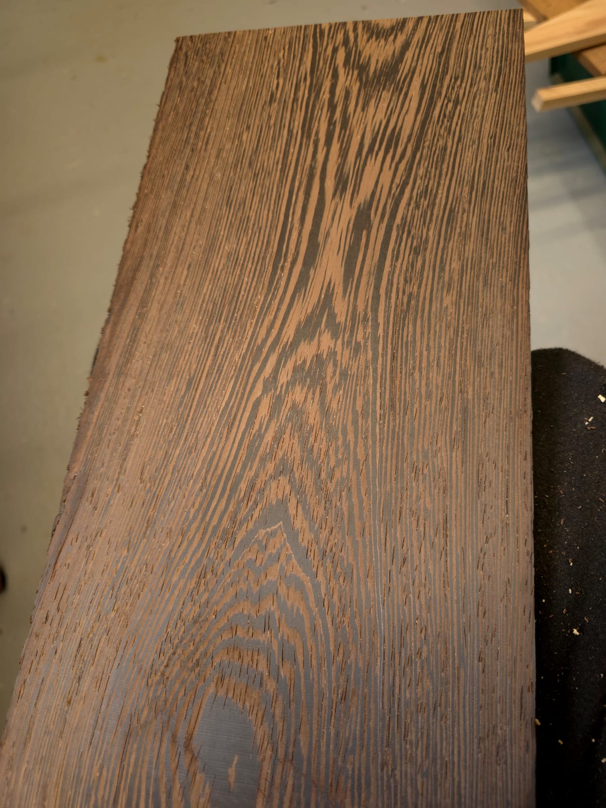 Planche essence Wengue atelier Uphile