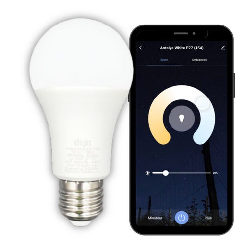 Ampoule KONYKS E27 blanche connectée pour luminaires Uphile